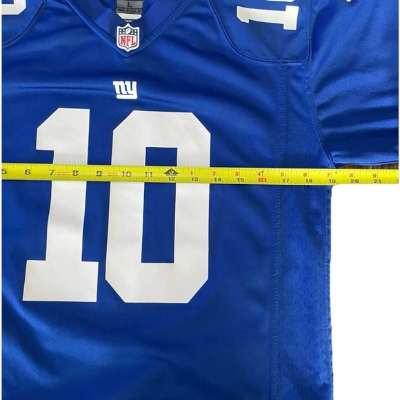 Eli Manning #10 New York Giants Youth Large Blue NFL Jersey - Picture 7 of 8